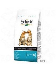 Сухой корм Шезир Монопротеиновый для взрослых кошек Рыба Schesir
