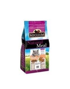 Сухой корм Меглиум для Привередливых кошек Курица Индейка Meglium