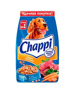 Сухой корм Чаппи для собак Сытный мясной обед Мясное изобилие Chappi