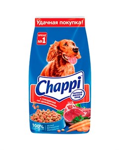 Сухой корм Чаппи для собак Сытный мясной обед Говядина Chappi