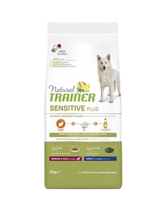Natural Sensitive Plus Medium Maxi Adult Rabbit Сухой корм Трейнер для собак Средних и Крупных пород Trainer