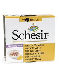 Консервы Шезир для кошек Тунец манго цена за упаковку Schesir