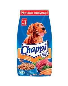 Сухой корм Чаппи для собак Сытный мясной обед Мясное изобилие Chappi
