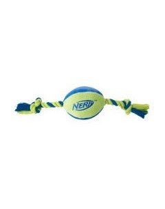 Мяч Нёрф Дог Плюшевый с веревками Nerf dog