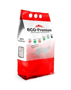 Наполнитель Эко Премиум Блю для кошачьего туалета Древесный Сосна Без ароматизатора Eco-premium
