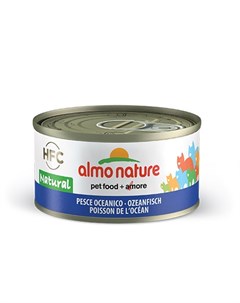 Консервы Алмо Натюр для кошек с Океанической рыбой цена за упаковку Almo nature