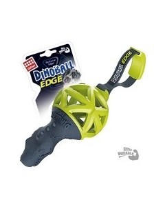 Игрушка Гигви для собак Динозавр с ручкой Черно зеленый Gigwi