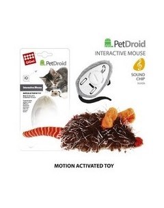 Интерактивная игрушка Гигви для кошек Мышка со звуковым чипом Gigwi