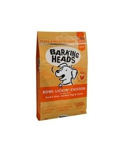 Сухой корм Баркинг Хэдс для взрослых собак с Чувствительным пищеварением До последнего кусочка Куриц Barking heads