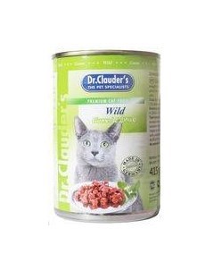 Консервы Доктор Клаудерс для кошек Кусочки в соусе с Дичью цена за упаковку Dr.clauder’s