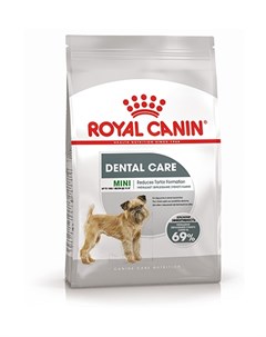 Сухой корм Роял Канин Мини Дентал Кэа для собак Мелких пород весом до 10 кг Уменьшает образование зу Royal canin