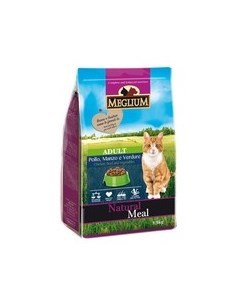 Сухой корм Меглиум для кошек Говядина Курица Овощи Meglium