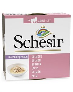 Консервы Шезир для кошек Лосось в собственном соку цена за упаковку Schesir