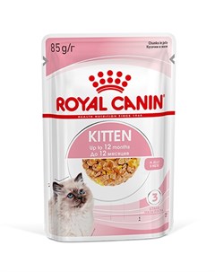 Влажный корм Консервы Паучи Роял Канин Киттен Инстинктив для Котят в возрасте от 4 до 12 месяцев в Ж Royal canin
