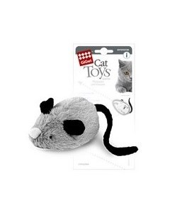 Игрушка Гигви для кошек Интерактивная Мышка со звуковым чипом реагирует на прикосновение лапы кошки Gigwi