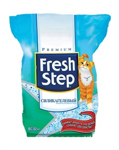 Наполнитель для кошачьего туалета Фреш Степ Силикагелевый Fresh step