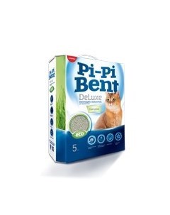 Наполнитель ПиПиБент для кошачьего туалета Комкующийся Свежая трава Pipibent