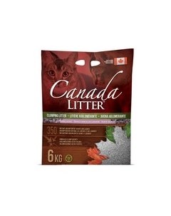 Комкующийся наполнитель Канада Литэр для кошачьего туалета Запах на Замке легкий аромат Лаванды Canada litter