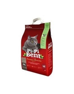 Наполнитель для кошачьего туалета ПиПиБент Сенсация Свежести Комкующийся Pipibent