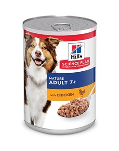 Консервы Хиллс для Пожилых собак Курица цена за упаковку Hill`s