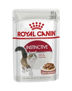 Влажный корм Консервы Паучи Роял Канин Инстинктив для Взрослых кошек старше 1 года в Соусе цена за у Royal canin
