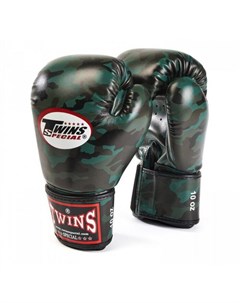 Боксерские перчатки FBGVS3 ML Dark Green Camo 16 OZ Twins special