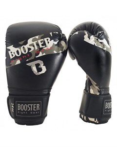 Боксерские перчатки Sparring Black Camo Grey 12 oz Booster