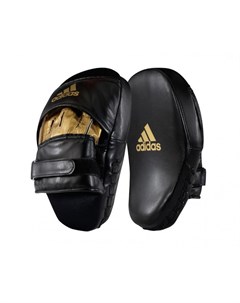 Лапы Training Curved Focus Mitt Short черно золотые Adidas