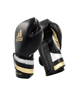 Перчатки боксерские AdiSpeed черно золото серебристые 16 унций Adidas