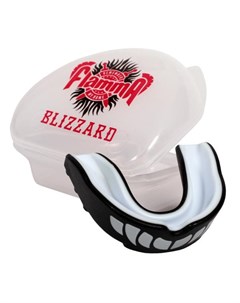 Детская боксерская капа Blizzard Monster 2 0 Black White Flamma