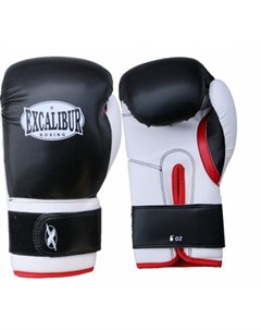 Перчатки боксерские детские 8054 1 Black White PU 4 унции Excalibur