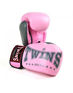 Перчатки боксерские тренировочные Pink Black 8 унций Twins special