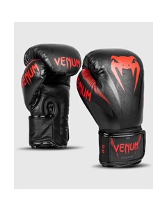 Перчатки боксерские Impact Black Red 16 унций Venum