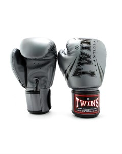 Боксерские перчатки FBGVS TW6 Grey Black 14 OZ Twins special