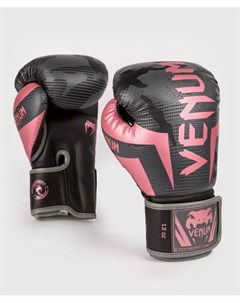 Перчатки боксерские Elite Black Pink Gold 10 унций Venum