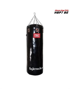 Боксерский мешок Proffi ПВХ black edition 75 кг 140Х50 см Fighttech