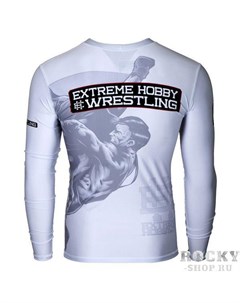 Мужской рашгард Extreme Wrestling white l s Extreme hobby