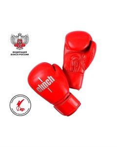 Перчатки боксерские Olimp Plus красные 10 унций Clinch