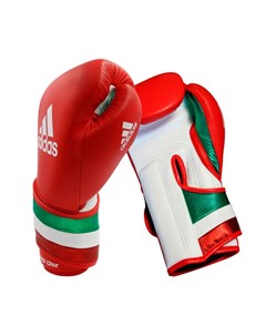 Перчатки боксерские AdiSpeed красно бело зеленые 16 унций Adidas