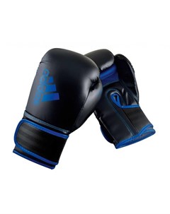 Перчатки боксерские Hybrid 80 черно синие 10 унций Adidas