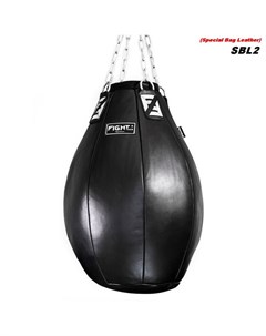Боксерская груша Proffi Leather 40 кг 80х55 см Fighttech