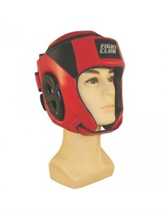 Шлем для бокса с закрытым верхом Fight Expert Red Flamma