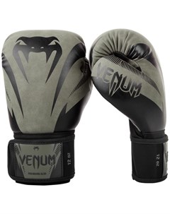 Перчатки боксерские Impact Khaki Black 10 унций Venum
