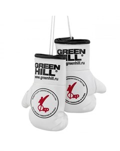 Сувенирные перчатки Федерация Кикбоксинга РФ Greenhill белые 13 6 см Green hill