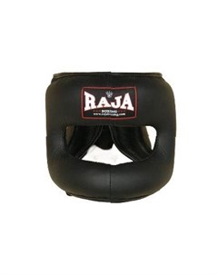 Боксёрский шлем с бампером Boxing Black Размер XL черный Raja