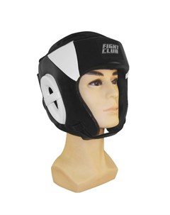 Шлем для бокса с закрытым верхом Fight Expert Black Flamma