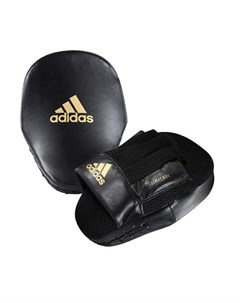 Лапы Curved Speed Mesh Coach Mitts черно золотые Adidas