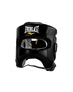 Боксерский шлем с бампером Elite Черный Everlast