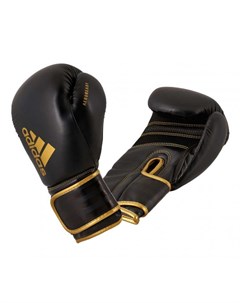 Перчатки боксерские Hybrid 80 черно золотые 16 унций Adidas