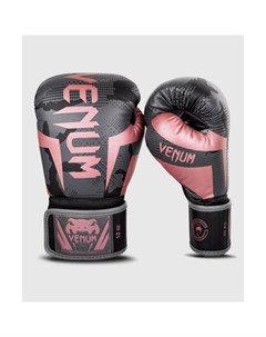 Перчатки боксерские Elite Black Pink Gold 16 унций Venum